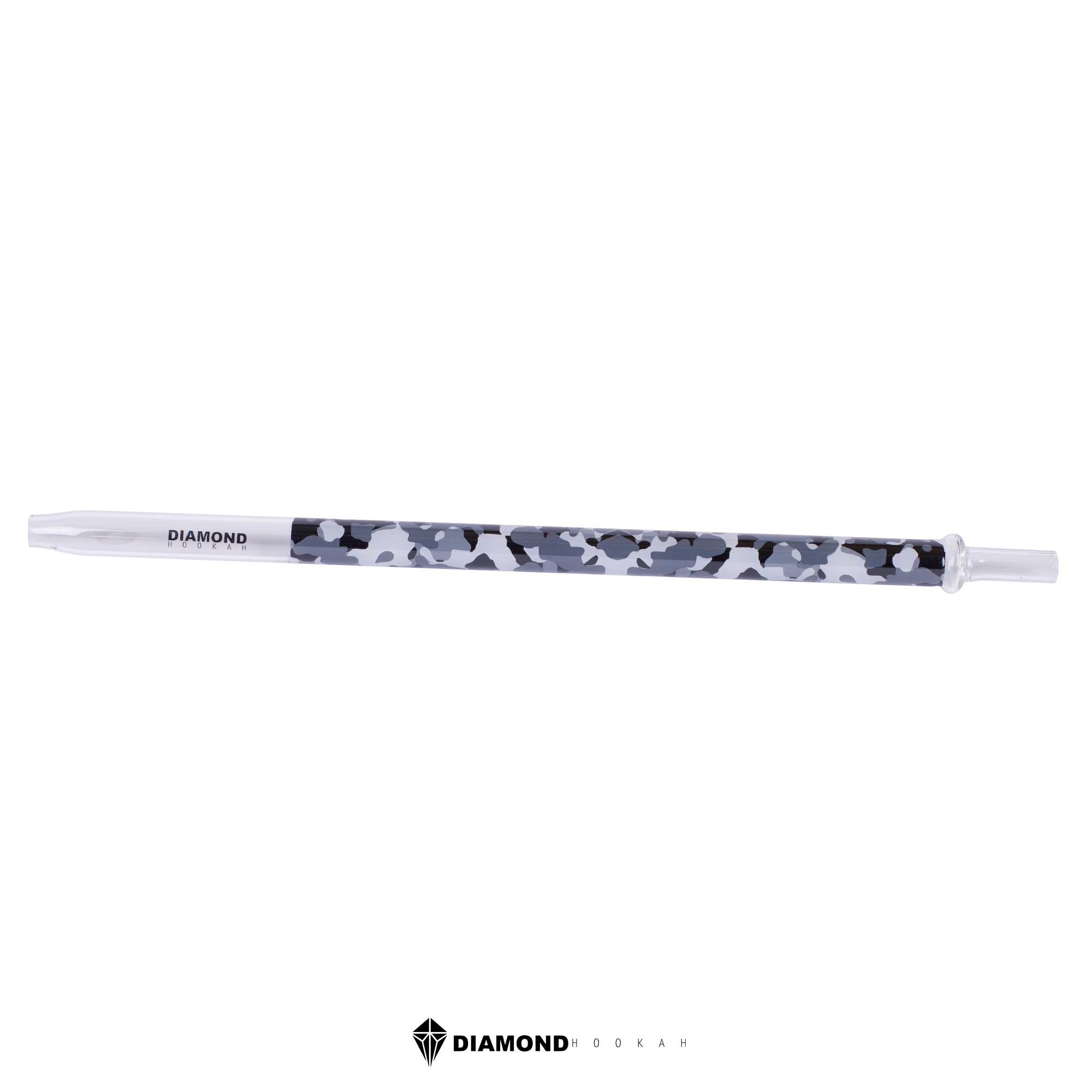 Camou Glasmundstück Grau